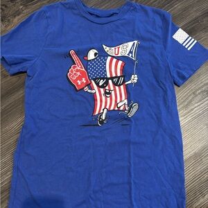 Under Armour Kids Patriotic Blue Tee YM